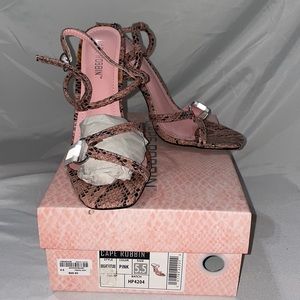 Pink heels